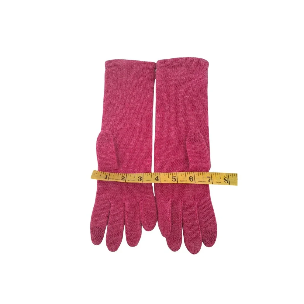 Hannah Rose Pink‎ Cashmere Gloves Women's